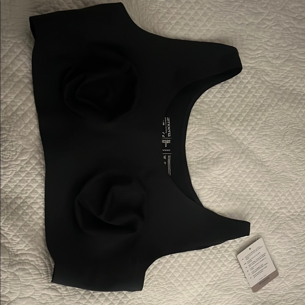 Amoena Black Sleeveless sports bra